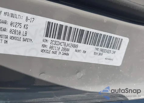 2018 Dodge Charger R/T Rwd из США, поврежденный, VIN 2C3CDXCT8JH124809